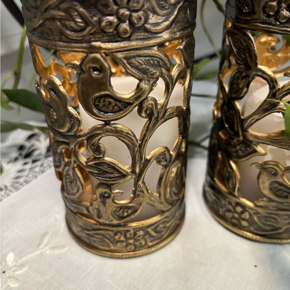 Pier 1 Scrollwork Candle Holders, size 6 x 3 - Picture 5 of 7